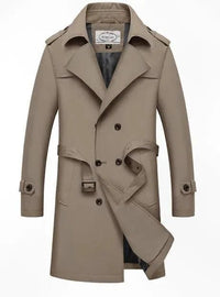 Daan Trench Coat in Khaki