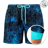 Daan Trousers in Blue Palm