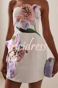 Seraphina  Lily Strapless Mini Dress