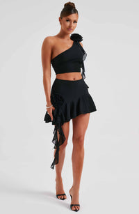 Sabine Mini Skirt in Black