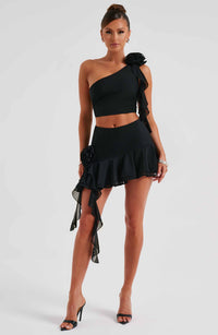 Sabine Mini Skirt in Black