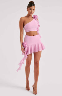 Sabine Mini Skirt in Pink