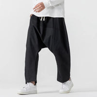 Daisen Drop Crotch Pant in Charcoal