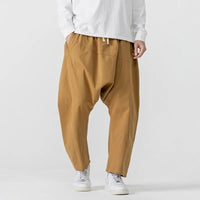 Daisen Drop Crotch Pant in Khaki