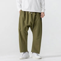 Daisen Drop Crotch Pant in Olive