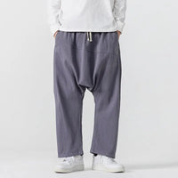 Daisen Drop Crotch Pant in Slate Purple