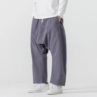 Daisen Drop Crotch Pant in Slate Purple