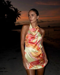 Daisy | Halter Mini Dress