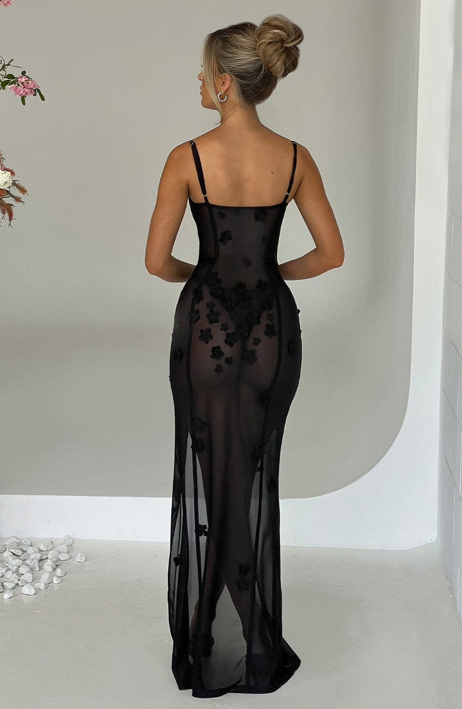 Kenna Maxi Dress – Black