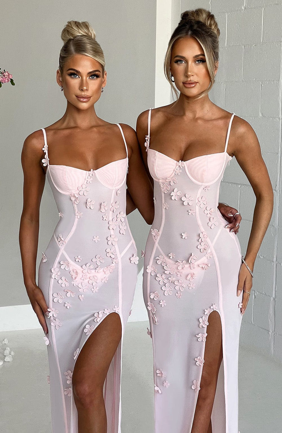 Kenna Maxi Dress – Blush