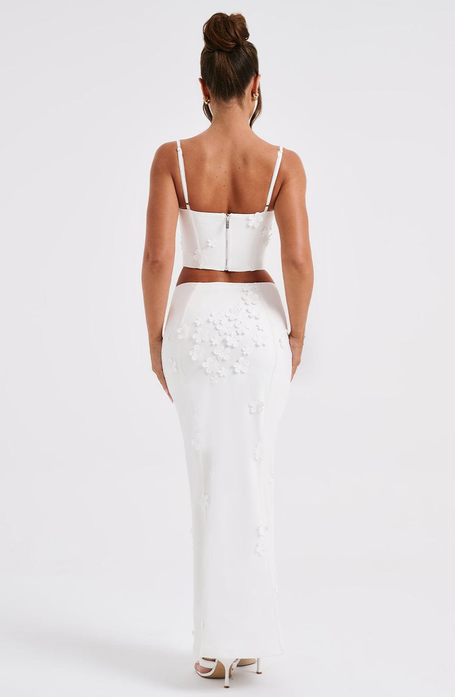 Kenna Maxi Skirt in White