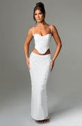 Kenna Maxi Skirt - White