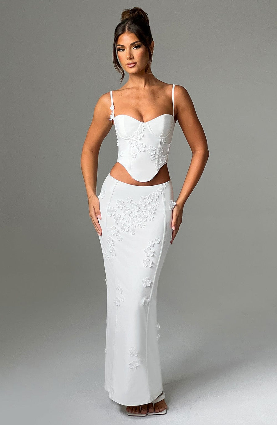 Kenna Maxi Skirt - White