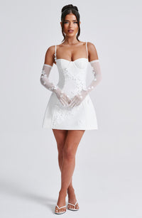 Kenna Mini Dress – Ivory