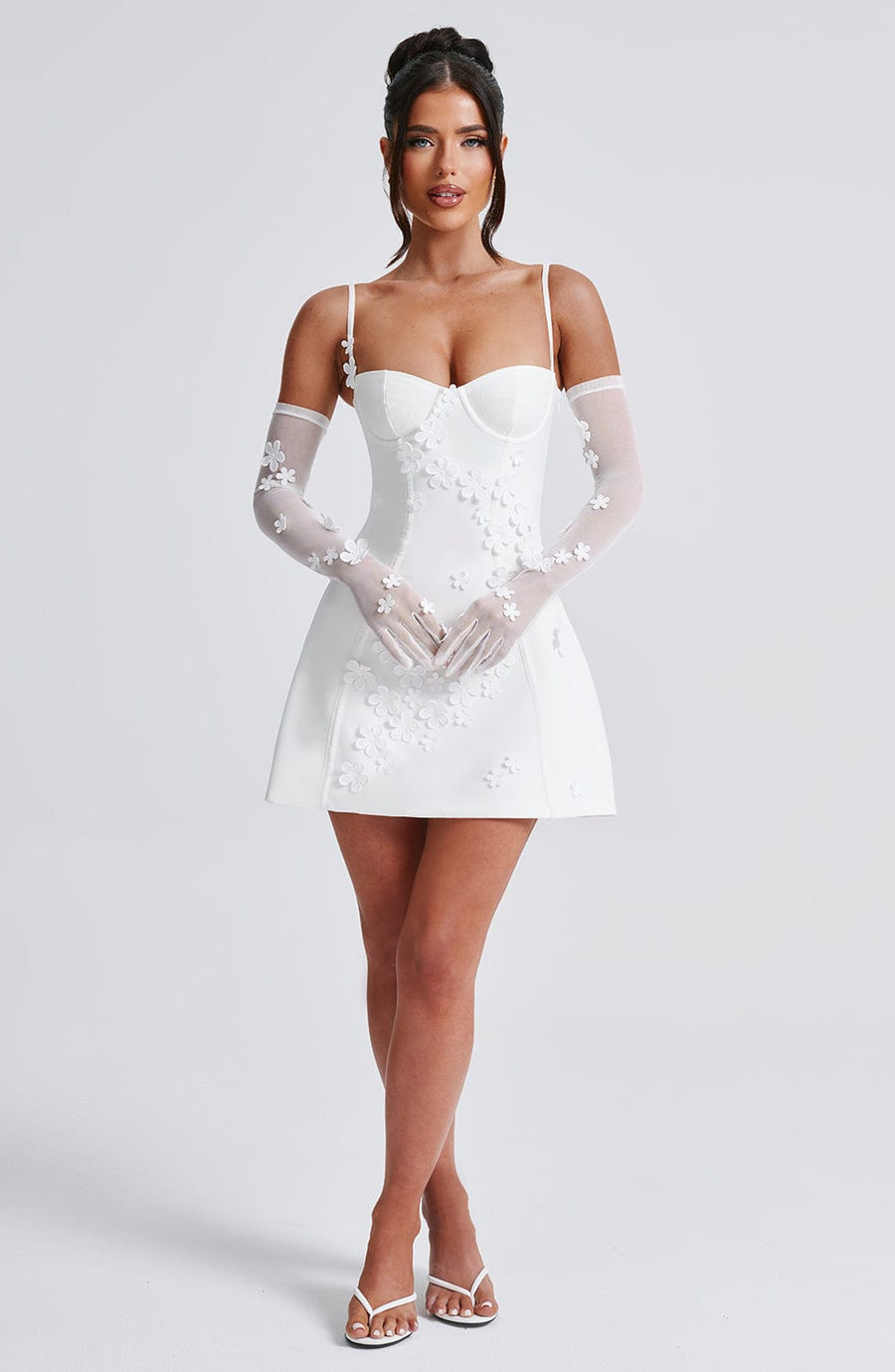 Kenna Mini Dress – Ivory