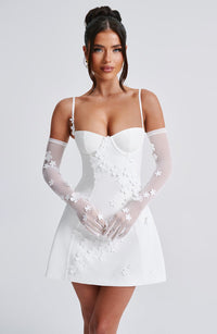 Kenna Mini Dress – Ivory