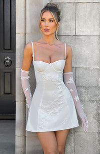 Kenna Mini Dress – Ivory