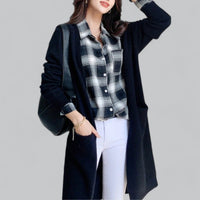 Mathilde | Women's Long Oversized Cashmere Knit Cardigan