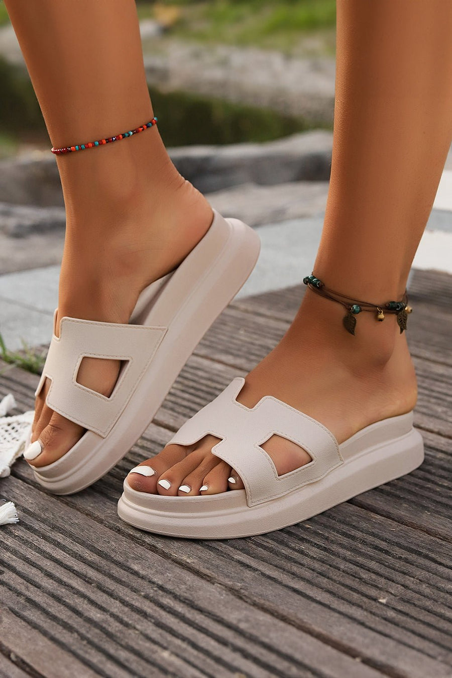 Agnes | Women's Cutout Platform Sandals