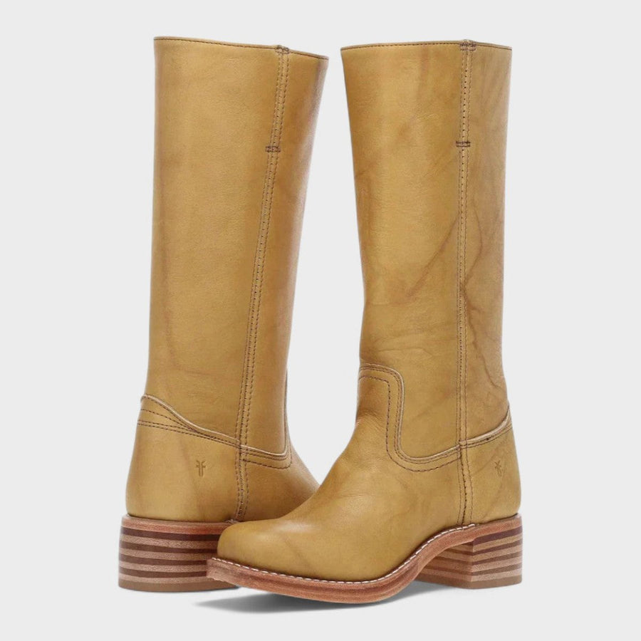 Mia | Women's Classic Western Style Knee High Leather Boots