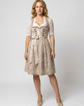 Lara | Women's Oktoberfest Dirndl Dress with Lace Blouse and Floral Midi Skirt