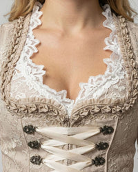 Lara | Women's Oktoberfest Dirndl Dress with Lace Blouse and Floral Midi Skirt