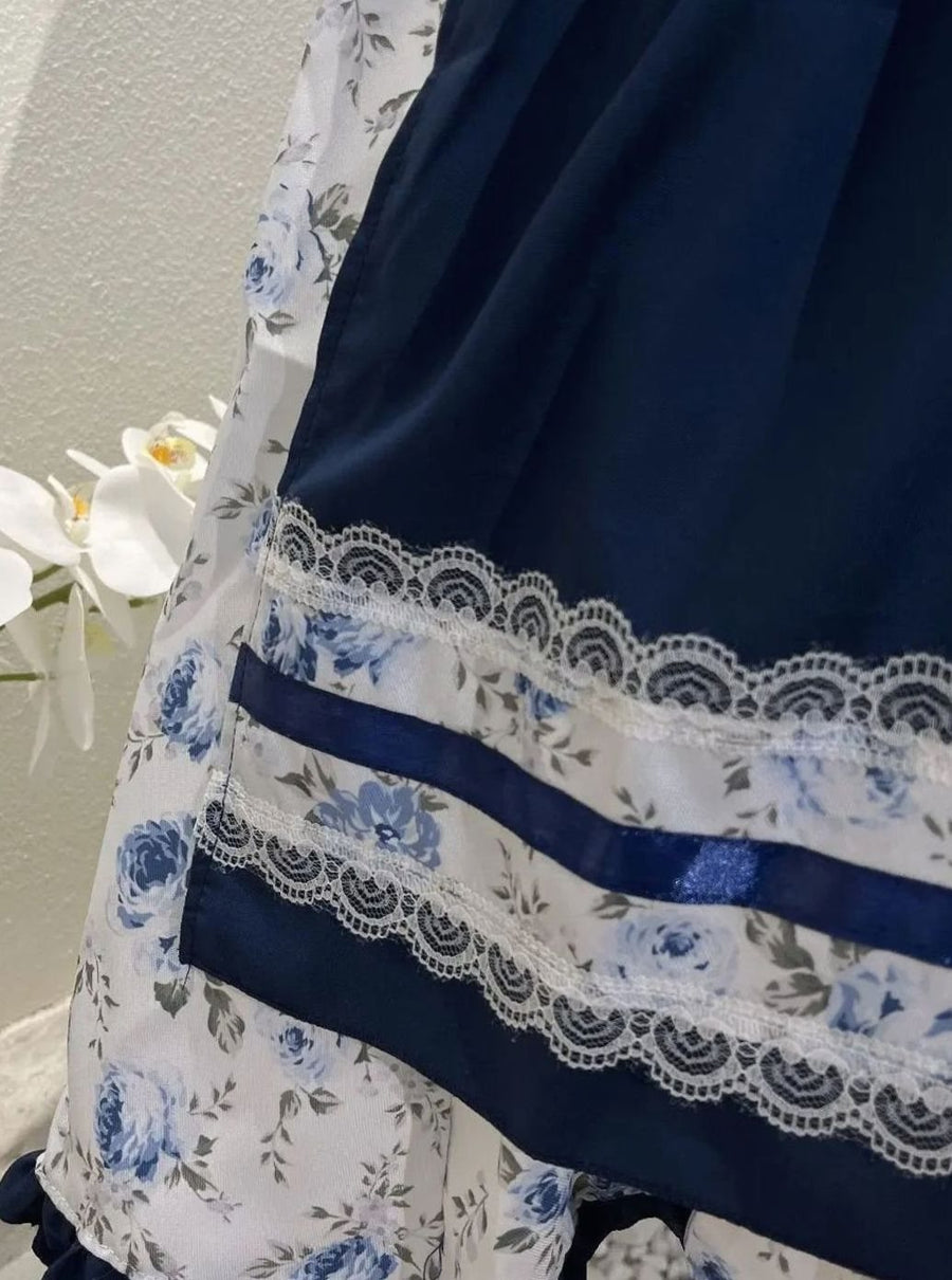 Lara | Women's Oktoberfest Floral Dirndl Dress with Apron