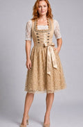 Julia | Women's Oktoberfest Dirndl Dress with Lace Blouse and Floral Skirt