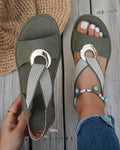 Elisabeth | Women's Comfort Sandals with Metal Buckle and
