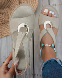 Elisabeth | Women's Comfort Sandals with Metal Buckle and
