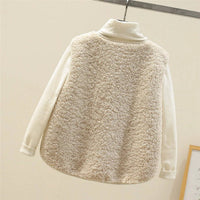 Marlene | Women's Teddy Fleece Button Puffer Vest