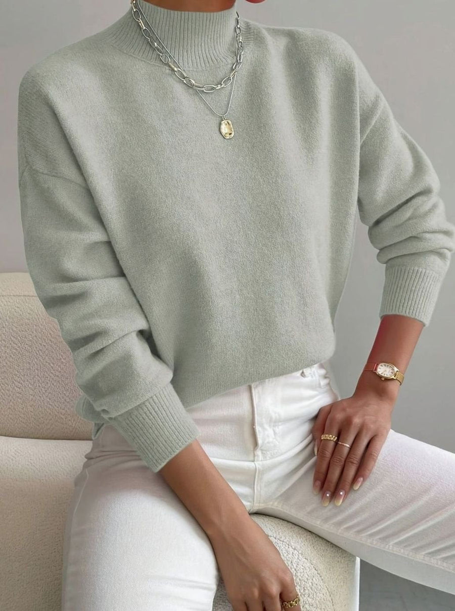 Marlene | Women's Soft Ribbed Turtleneck Knit Winter Sweater