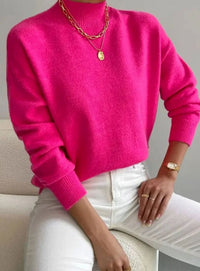 Marlene | Women's Soft Ribbed Turtleneck Knit Winter Sweater