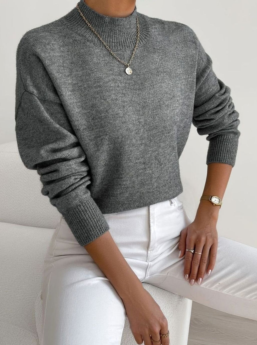 Marlene | Women's Soft Ribbed Turtleneck Knit Winter Sweater