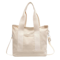 Nora | Women's Multifunctional Canvas Tote Bag with Adjustable Shoulder Strap
