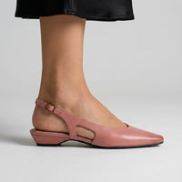Dani Pointed Toe Slingback in Blush