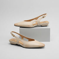 Dani Pointed Toe Slingback in Pearl