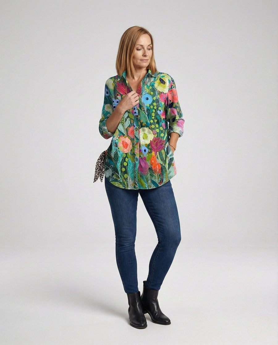 Daniela Blouse with Oversized