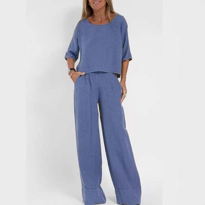 Daniela Casual Linen Top