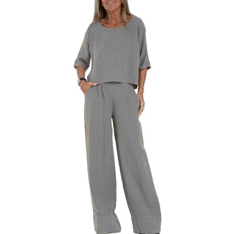 Daniela Casual Linen Top