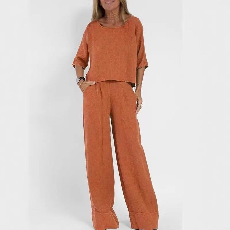 Daniela Casual Linen Top