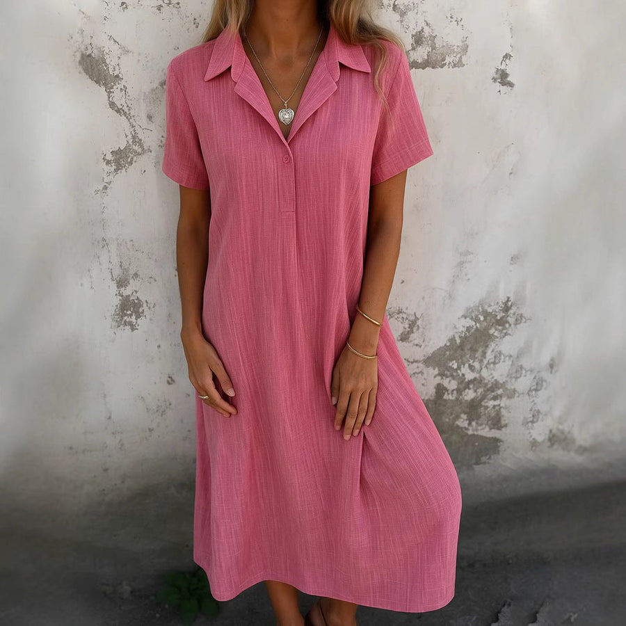 Daniela Casual Maxi Dress in Black