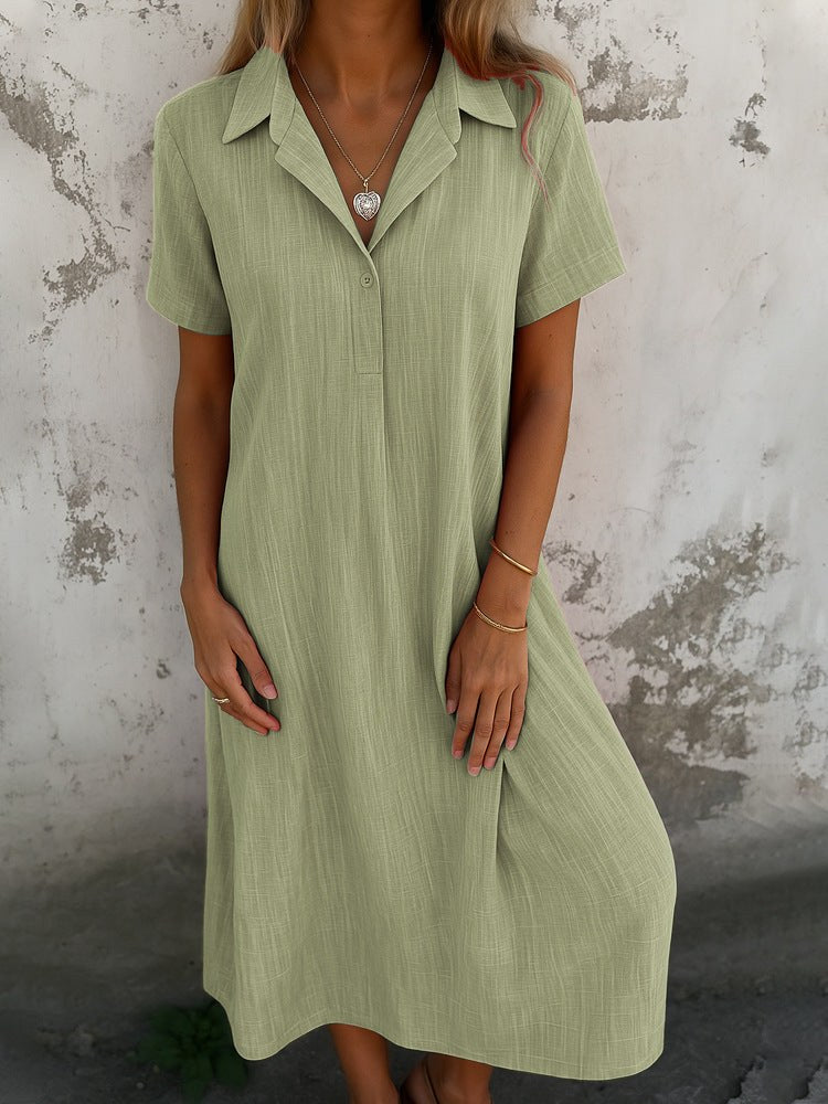 Daniela Casual Maxi Dress in Turquoise