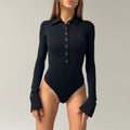 Daniela Elegant Bodysuit with Long Sleeve