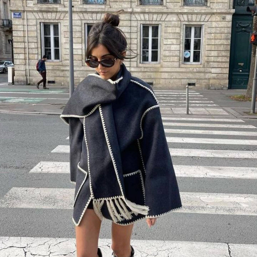 Daniela Elegant Coat with Button Front