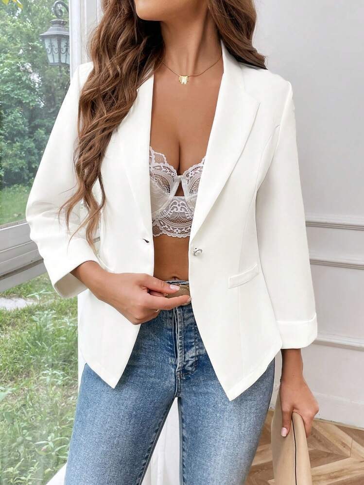 Daniela Elegant Jacket in White