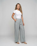Daniela Elegant Linen Trousers with Pockets