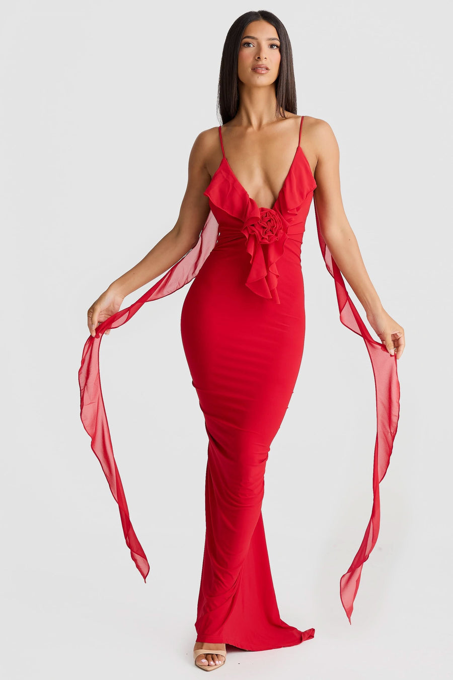 Daniela | Maxi Dress in Red