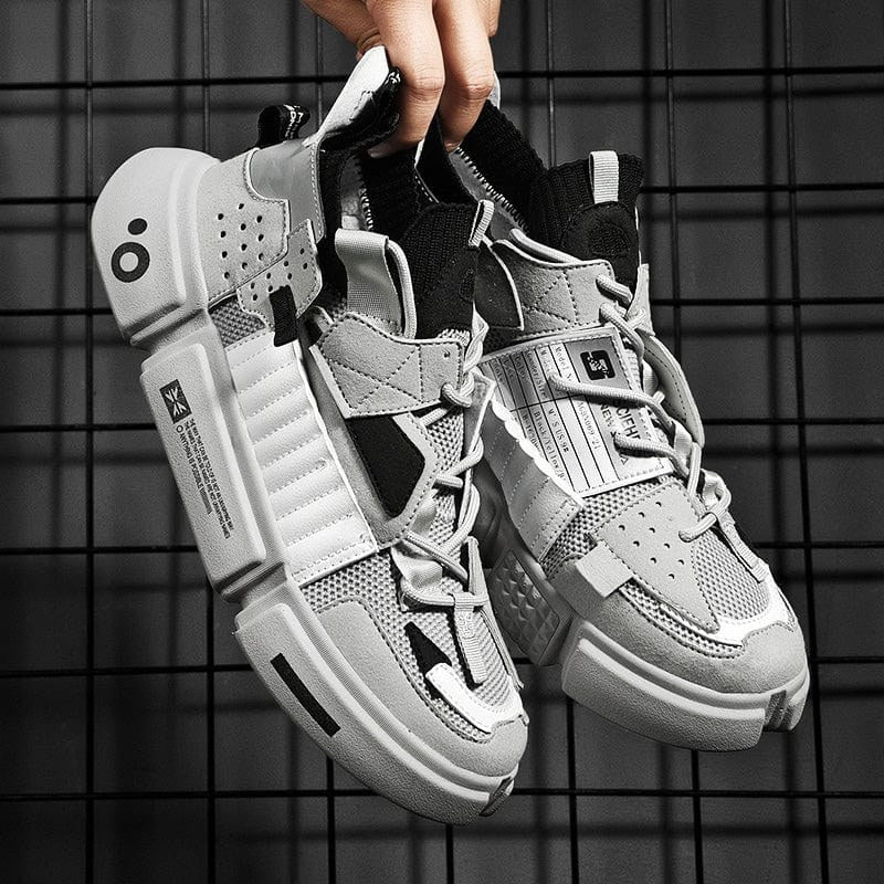 Dante Breathable Sneakers in Grey