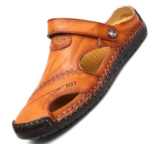 Dante Orthopaedic Sandals in Light Brown